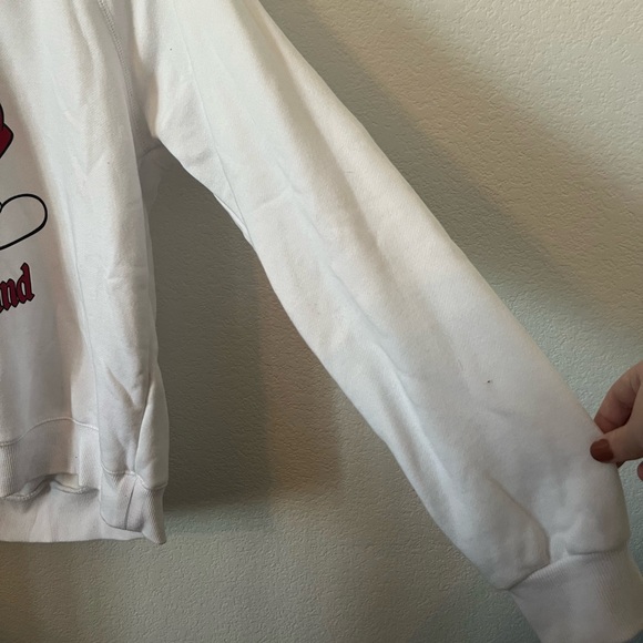 Disney White Crewneck Sweater with Mickey Design - Picture 4 of 6